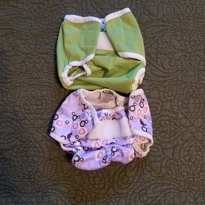 Two Thirsties size 2 diaper cover velcro